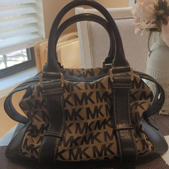 Michael Kors Dark Brown And TanSatchel - Picture 4 of 5